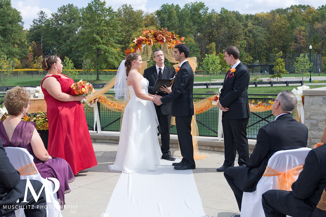 Hannah Park, Gahanna Ohio, Outdoor September Wedding