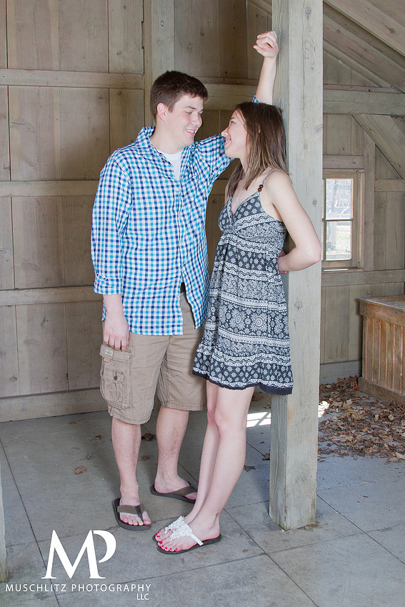 Inniswood Metro Gardens &amp; Hoover Reservoir Engagement Portraits, Westerville, Ohio