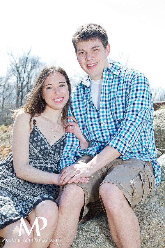 Inniswood Metro Gardens &amp; Hoover Reservoir Engagement Portraits, Westerville, Ohio