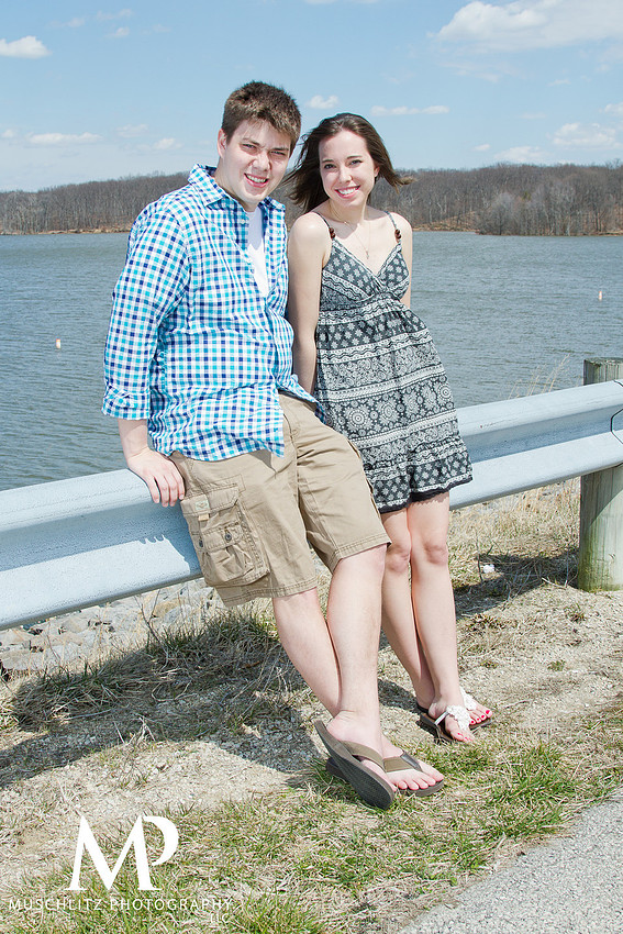 Inniswood Metro Gardens &amp; Hoover Reservoir Engagement Portraits, Westerville, Ohio