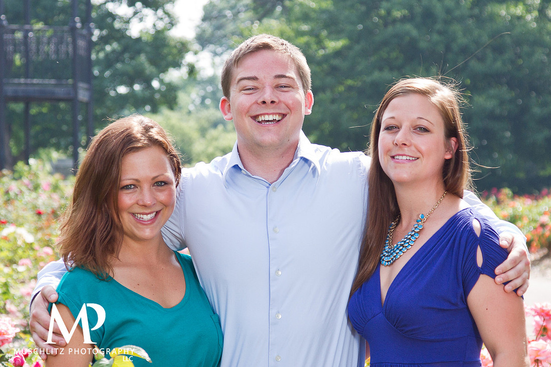 Family Portraits, Park of Roses, Clintonville, Ohio