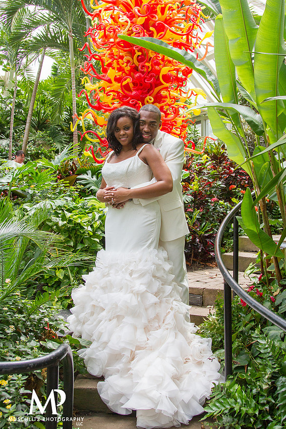 Franklin Park Conservatory Wedding, J.H. Ross Family Life Center Reception