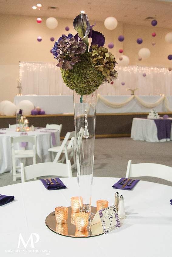 Franklin Park Conservatory Wedding, J.H. Ross Family Life Center Reception