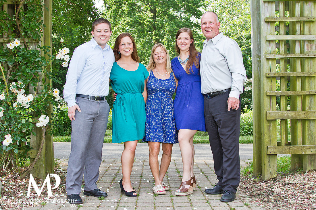 Family Portraits, Park of Roses, Clintonville, Ohio