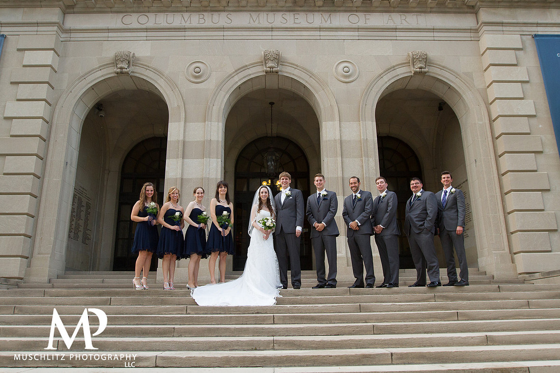 Columbus Museum of Art Wedding, Columbus, Ohio