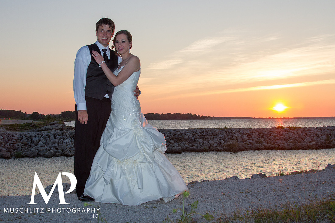 Lake Erie Summer Wedding, Maumee Bay State Park, Oregon, Ohio